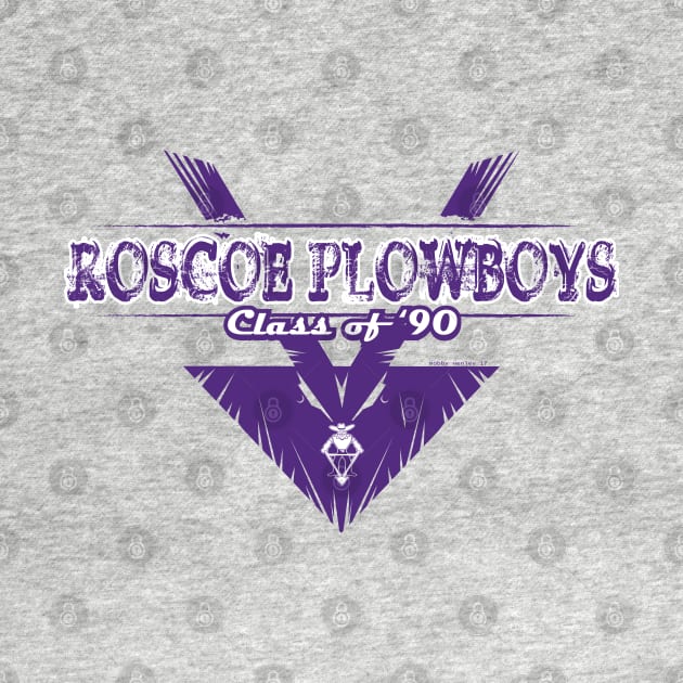 Roscoe Plowboys Class of 90   (light tees) by Illustratorator